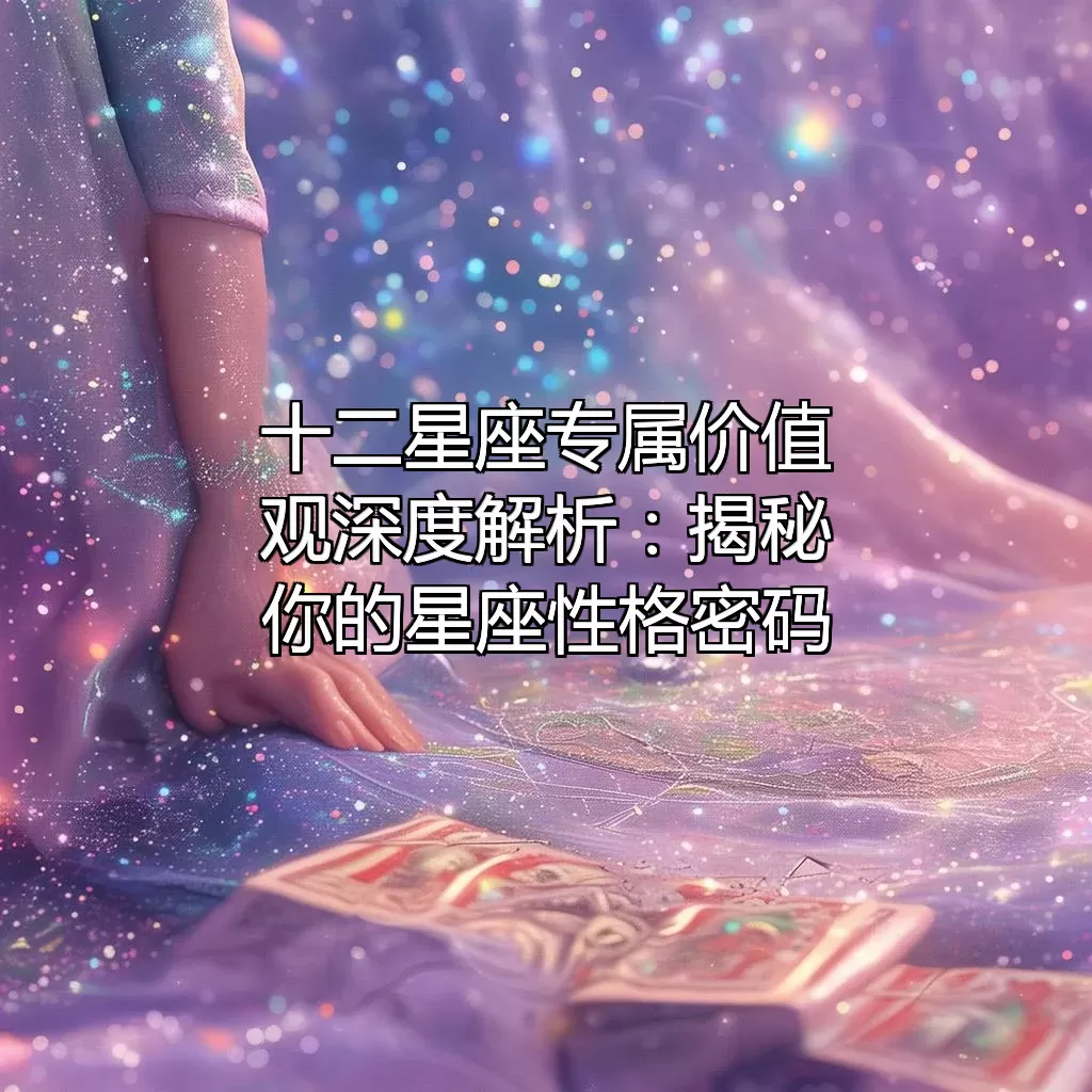 十二星座专属价值观深度解析：揭秘你的星座性格密码