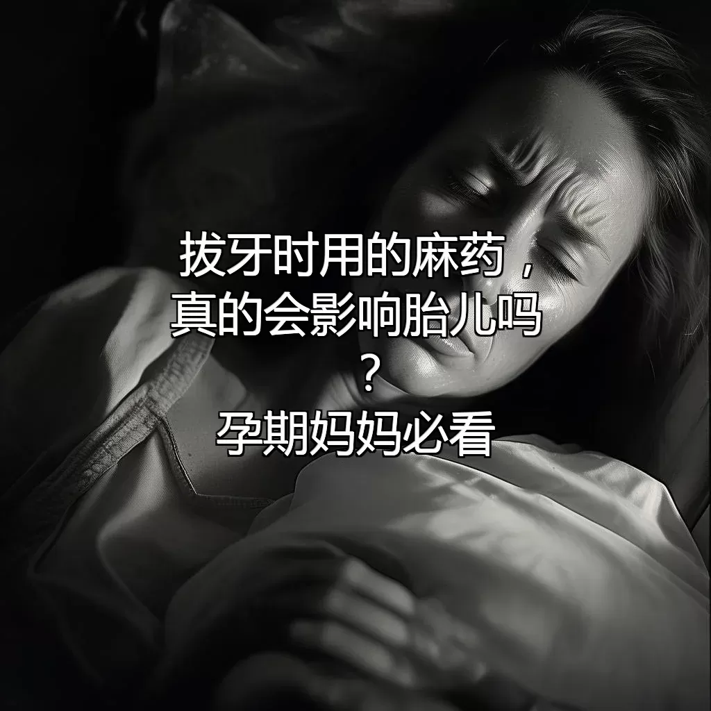 拔牙时用的麻药，真的会影响胎儿吗？孕期妈妈必看！