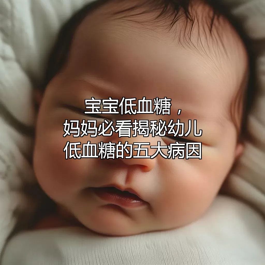宝宝低血糖，妈妈必看！揭秘幼儿低血糖的五大病因