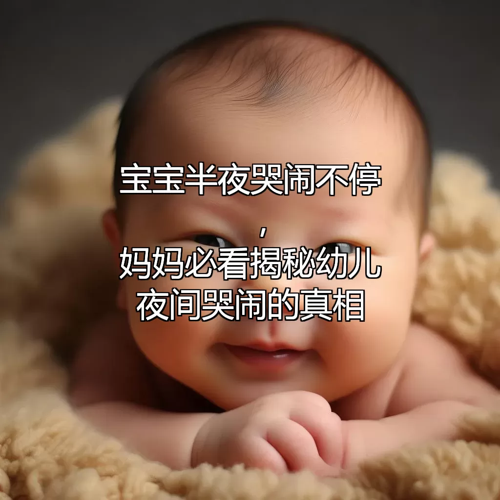 宝宝半夜哭闹不停，妈妈必看揭秘幼儿夜间哭闹的真相