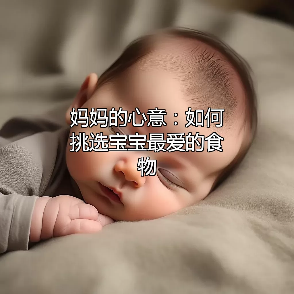 妈妈的心意：如何挑选宝宝最爱的食物