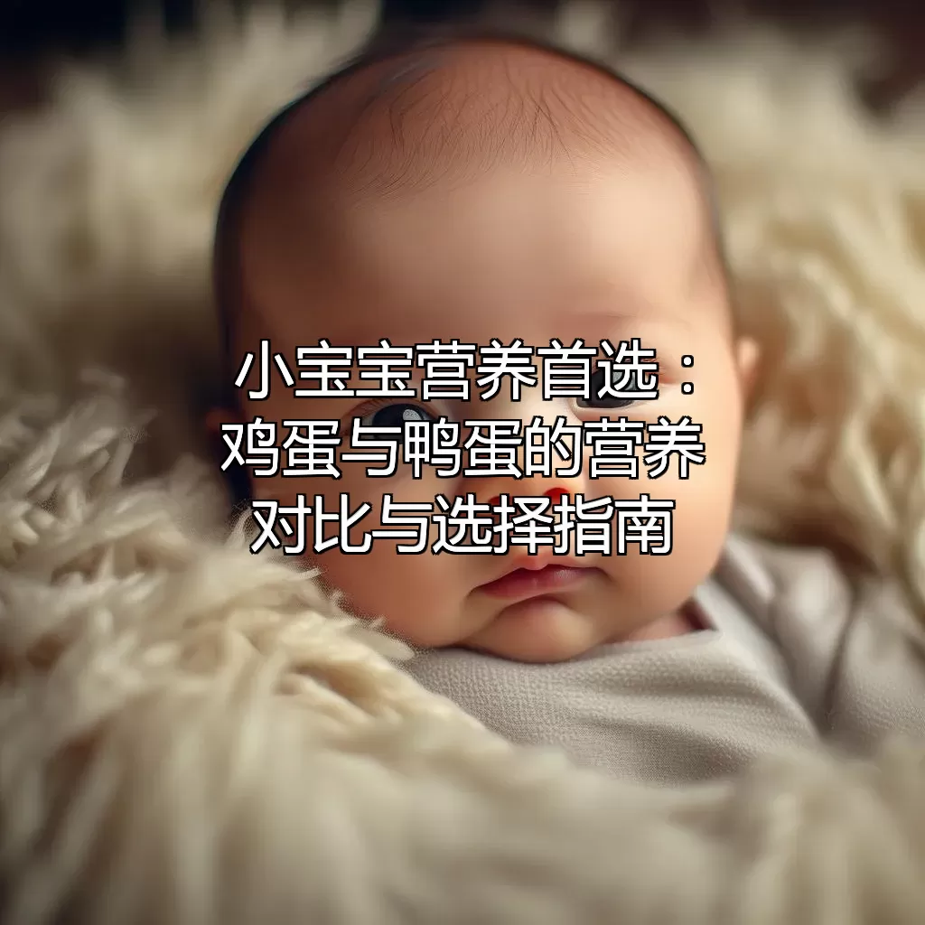 小宝宝营养首选：鸡蛋与鸭蛋的营养对比与选择指南