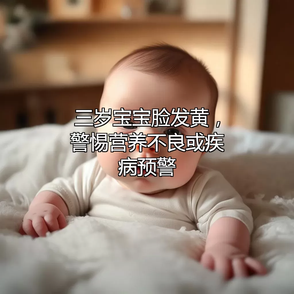 三岁宝宝脸发黄，警惕营养不良或疾病预警