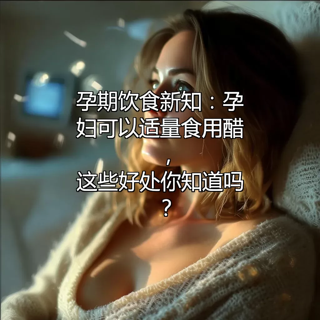 孕期饮食新知：孕妇可以适量食用醋，这些好处你知道吗？