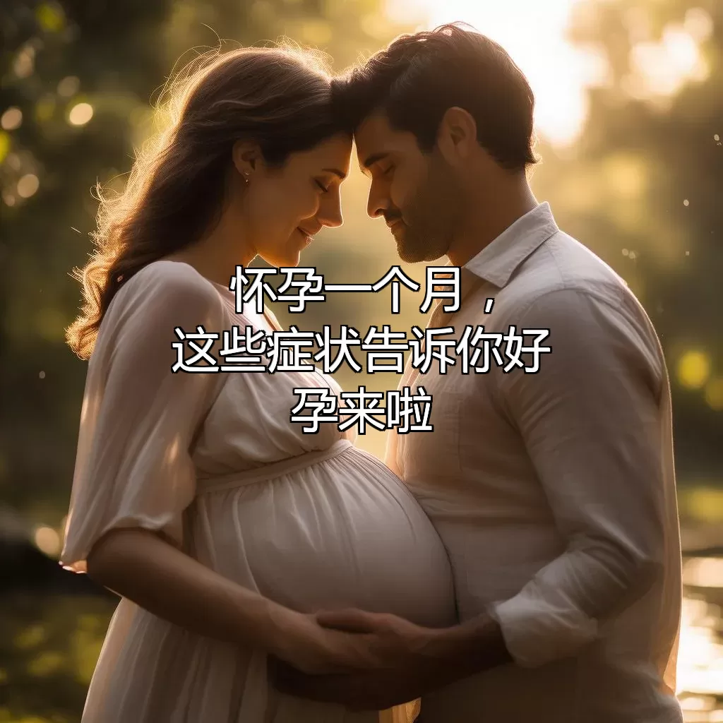 怀孕一个月，这些症状告诉你“好孕”来啦！