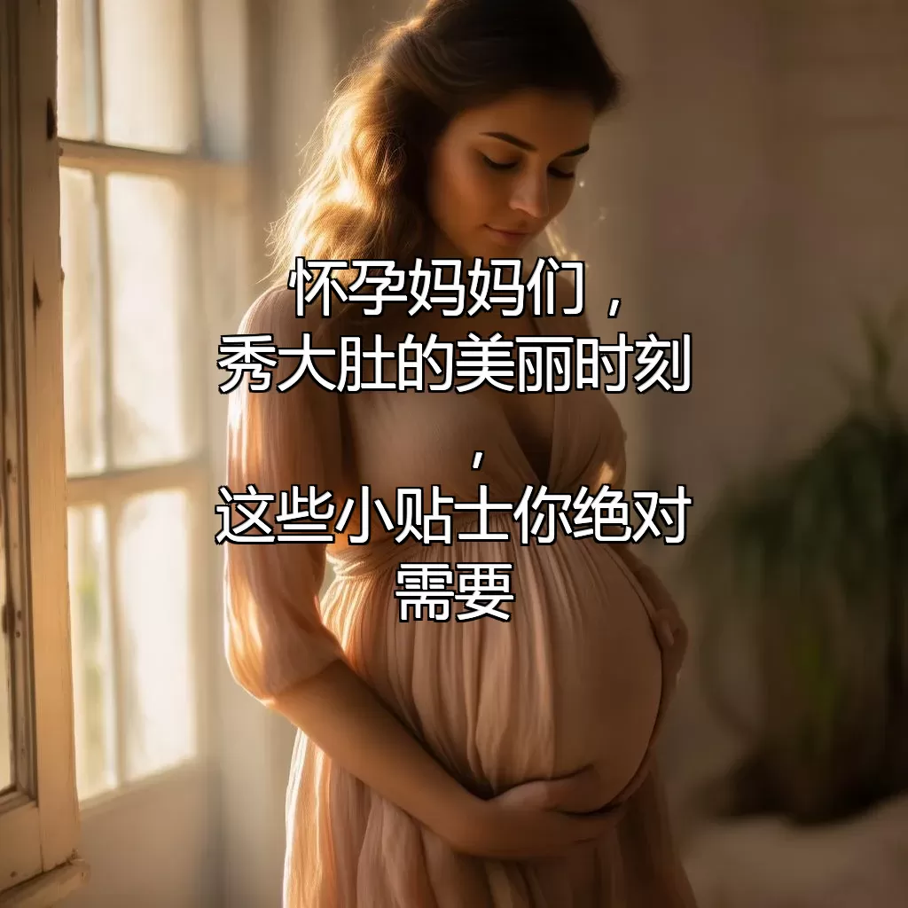 怀孕妈妈们，秀大肚的美丽时刻，这些小贴士你绝对需要！