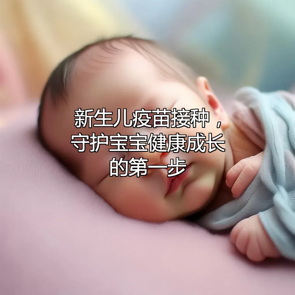 新生儿疫苗接种，守护宝宝健康成长的第一步